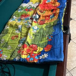 Vintage Smurfs Sleeping Bag