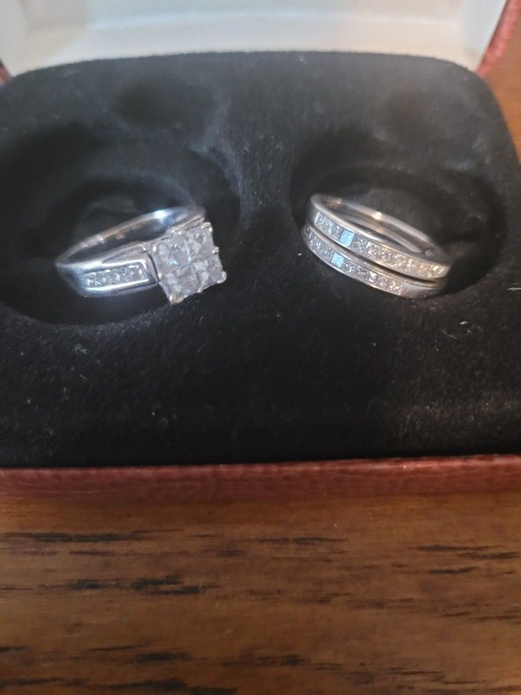 Wedding Ring Set 2 CT Tw