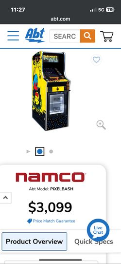 Arcade: Namco Pac-Man's Pixel Bash Cooler With 32 Games