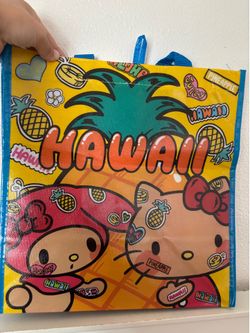 Hawaii Hello Kitty Reuseable Tote Bag