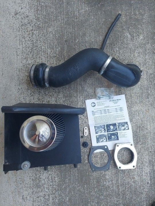 K&N Intake Air Filter With Shield And Adapter