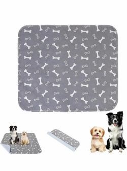 Puppy Pads with Pheromones Stickers, Reusable Pee Pads for Dogs, Durable 4-Layer Leak-Proof Training Mats with Non-Slip Bottom, Ideal for Indoor Train