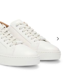 BOSS GARY SNEAKERS WITH LEATHER UPPERS