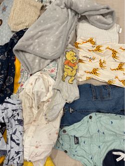 One year old clothes/shoes/blankets