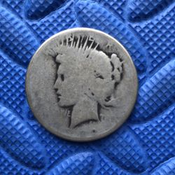 1922 Morgan Silver Dollar Coin (Worn)