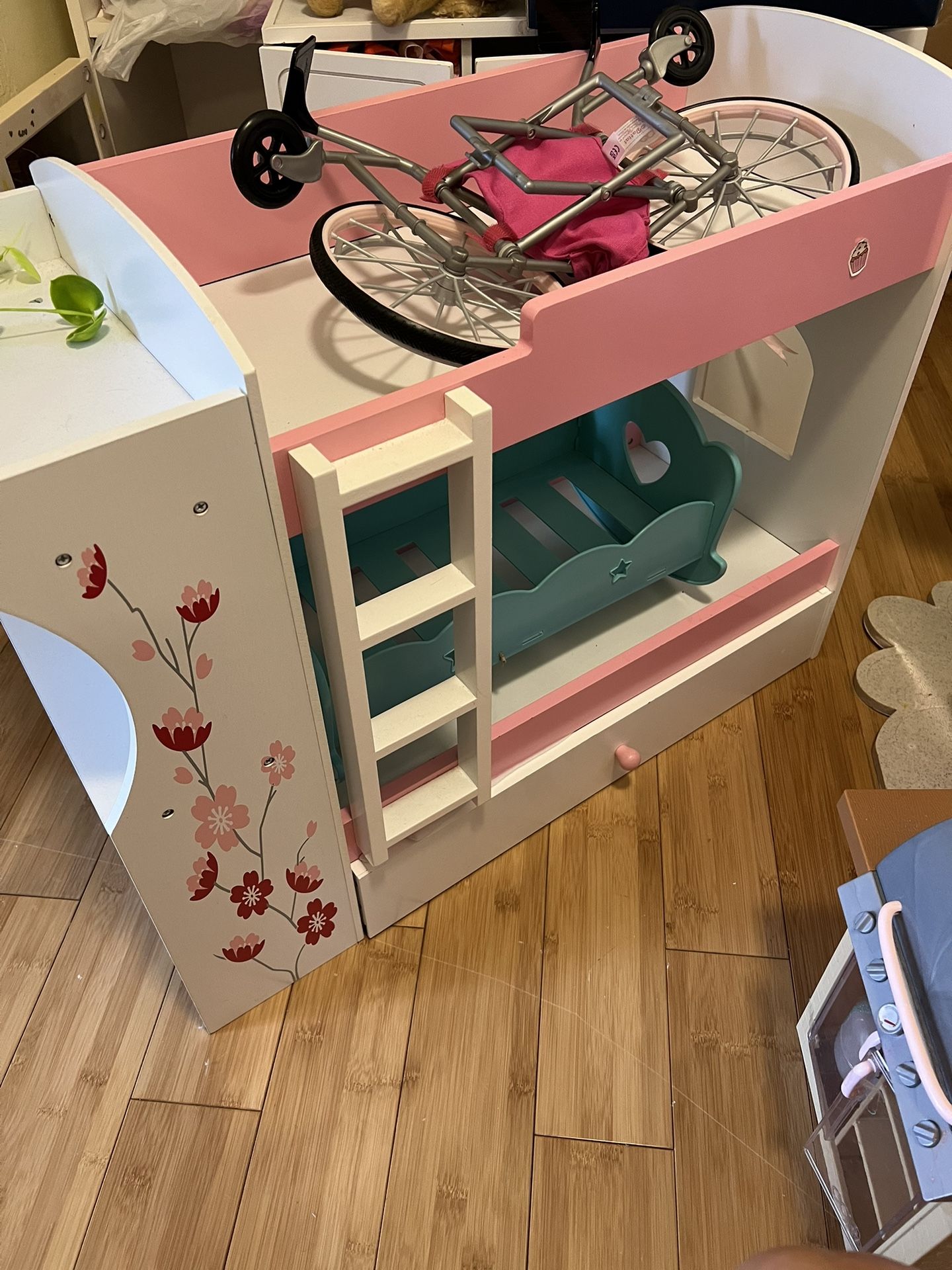 Toy Bedroom American Doll size