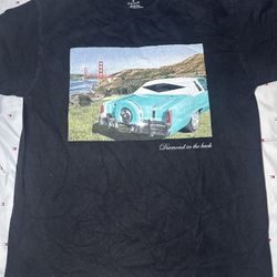 DIAMOND SUPPLY DIAMOND IN THE BACK T-SHIRT - SIZE MEDIUM M BLACK