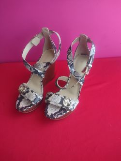 Michael kors Carmen Logo faux leather 8.5M