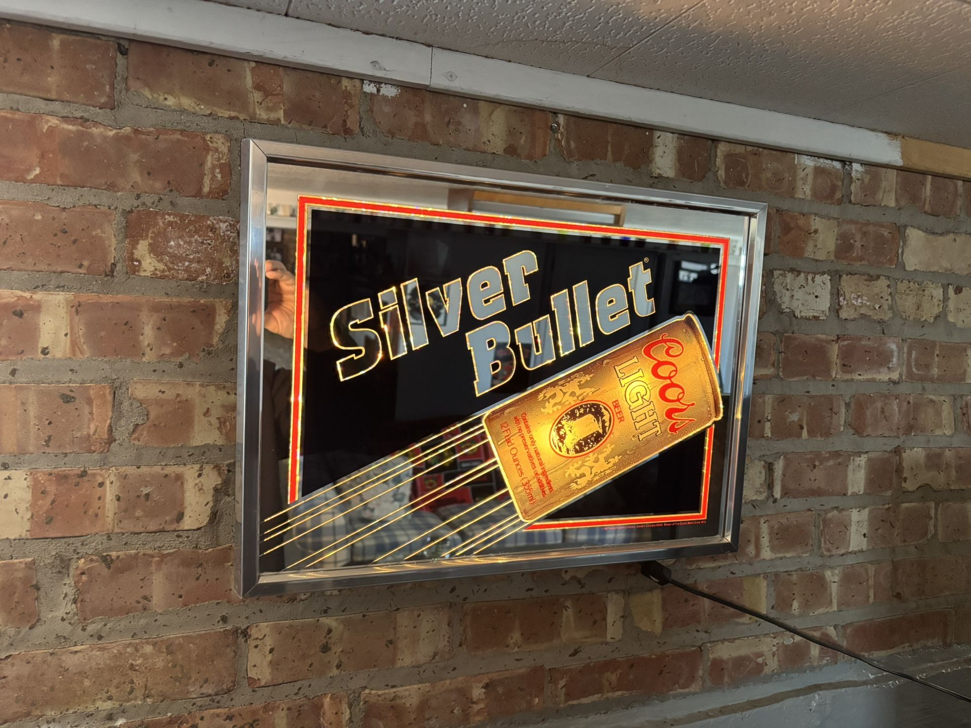 Coors Lighted Beer Sign