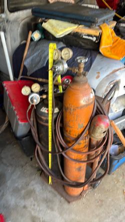 Oxy acetylene torch set