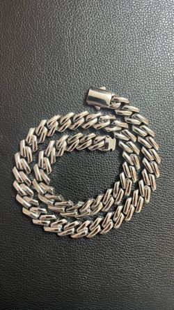 Stainless steel Cuban link chain