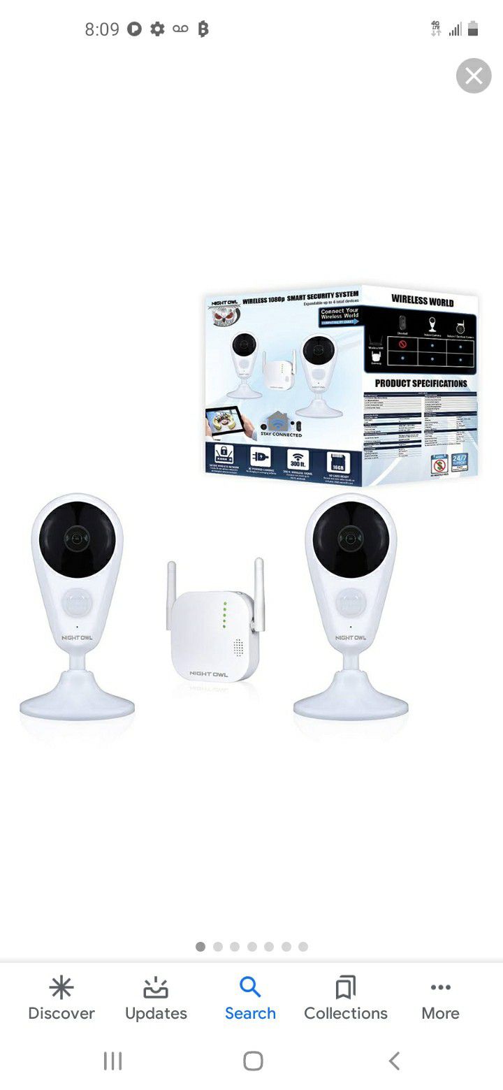 New in box night owl security system