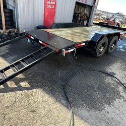 18’ Heavy Duty Car/ Heavy Equipment Hauler