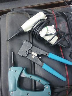 Electric wire wrap tool.