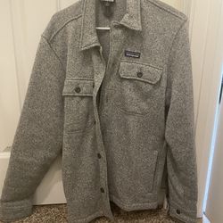 Patagonia Better Sweater Shirt Jacket - Men's M - Stonewash Grey