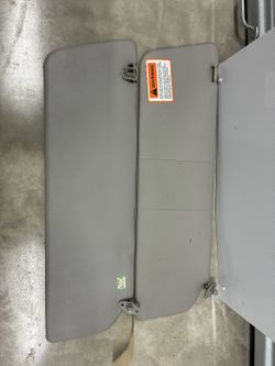 2009 Ford LCF Gray Sun Visor Pair OEM