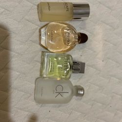 Set of 4 Calvin Klein Cologne