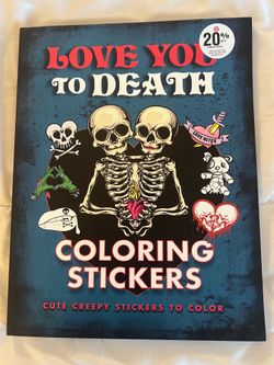 BRAND NEW Coloring Sticker Book