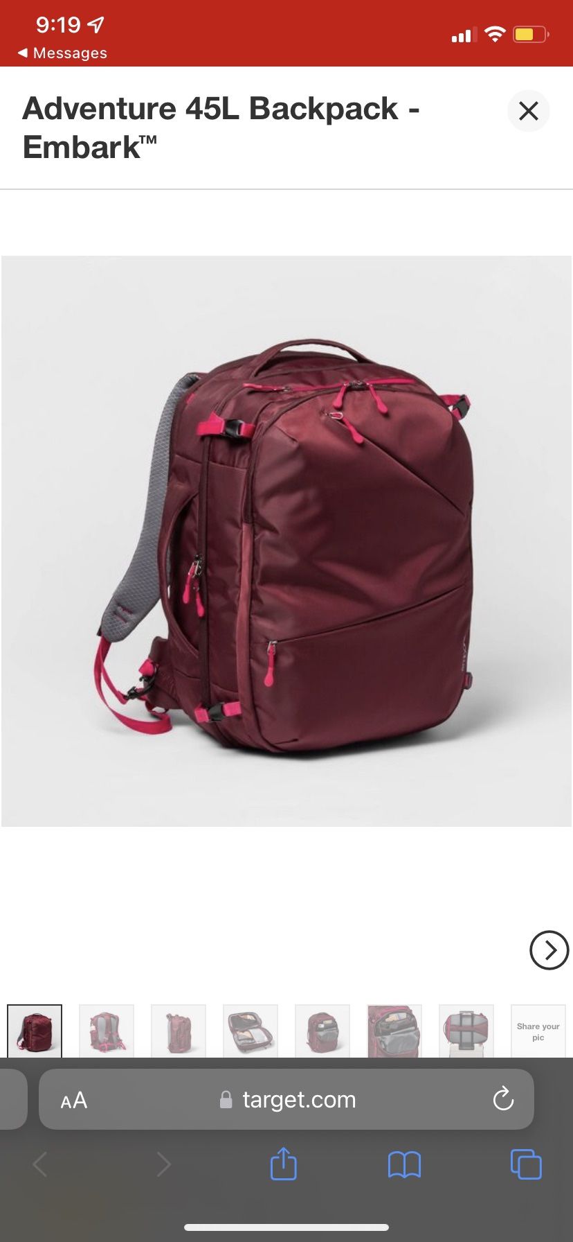 Adventure 45L Backpack - Embark