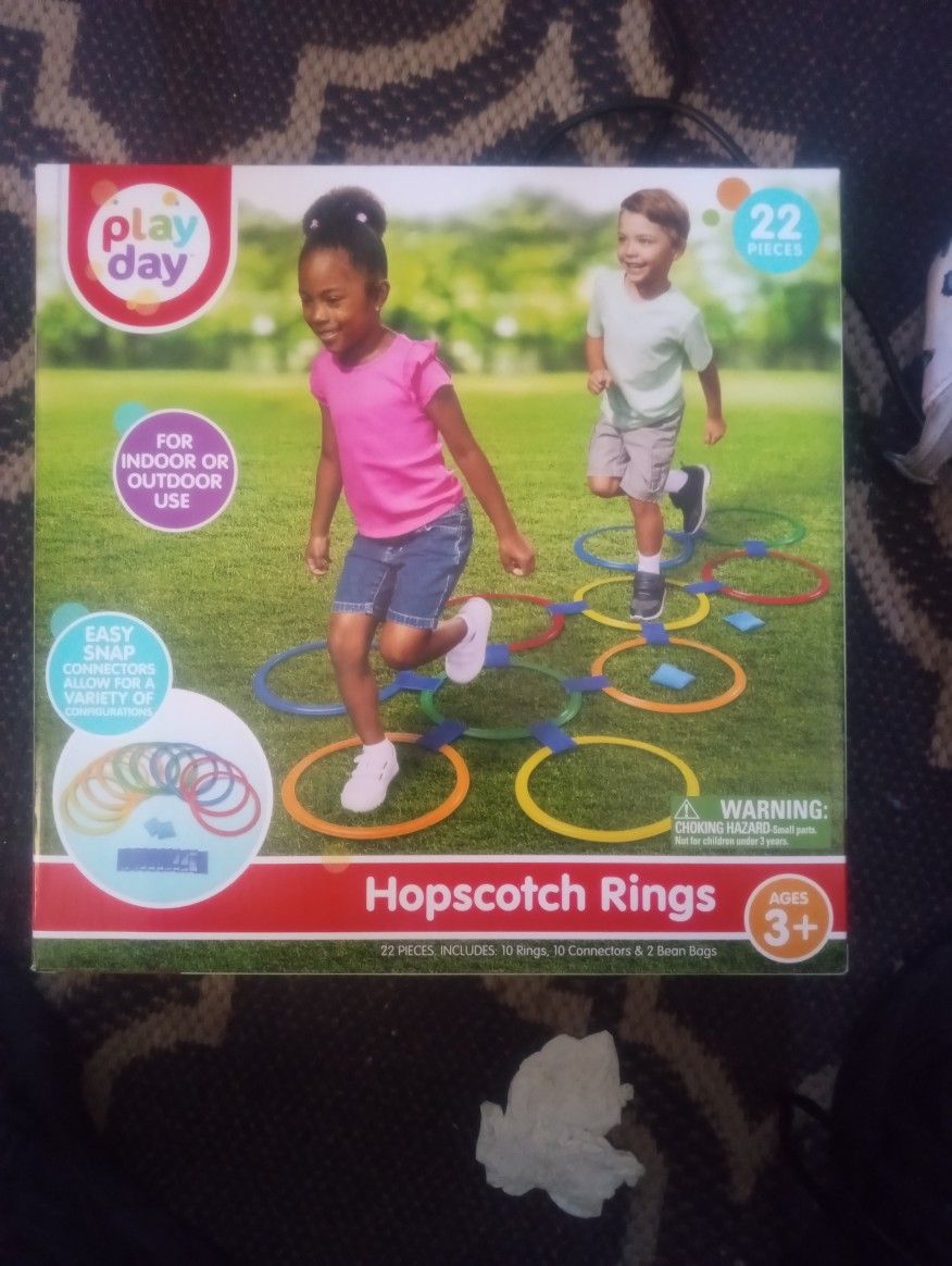 Hopscotch Rings And Boom Boom Racket Set Kid Games
