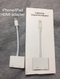 iPhone/ iPad hdmi adapter