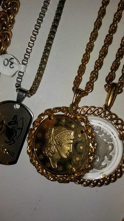 Gold plated neck lace