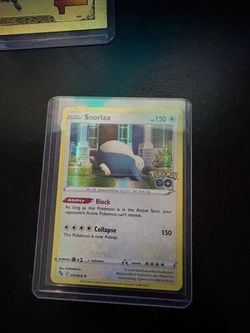 Snorlax Holo Pokémon GO Card 055/078