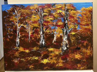 Fall Painting Original Artwork Fall Painting 18x24