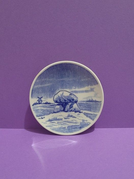 Vintage Rorstrand Sweden Blue White Trinket Dishes 3” - Good Condition. 