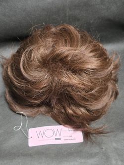 WOW by LuxHair Hair Topper Synthetic Dark Auburn 33R Volume Piece Wiglet