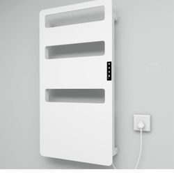 EVOKOR Heated Towel Rack for Bathroom, Towel Warmer with Timer Wall Mounted, Electric Towel W