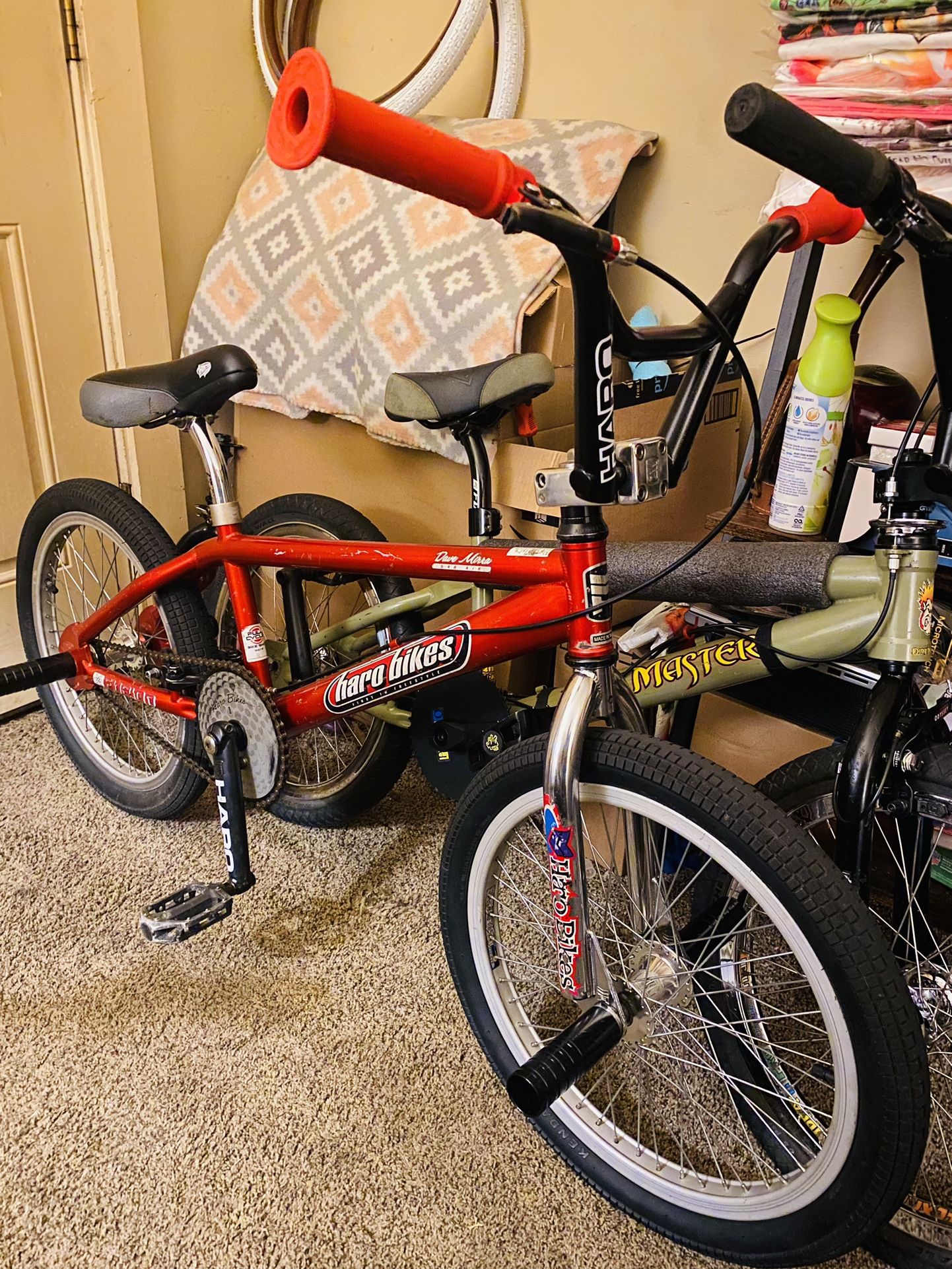 “2000 Candy Red Dave Mirra 540 Air With Haro 4130 CROMO Jackhammer Bars