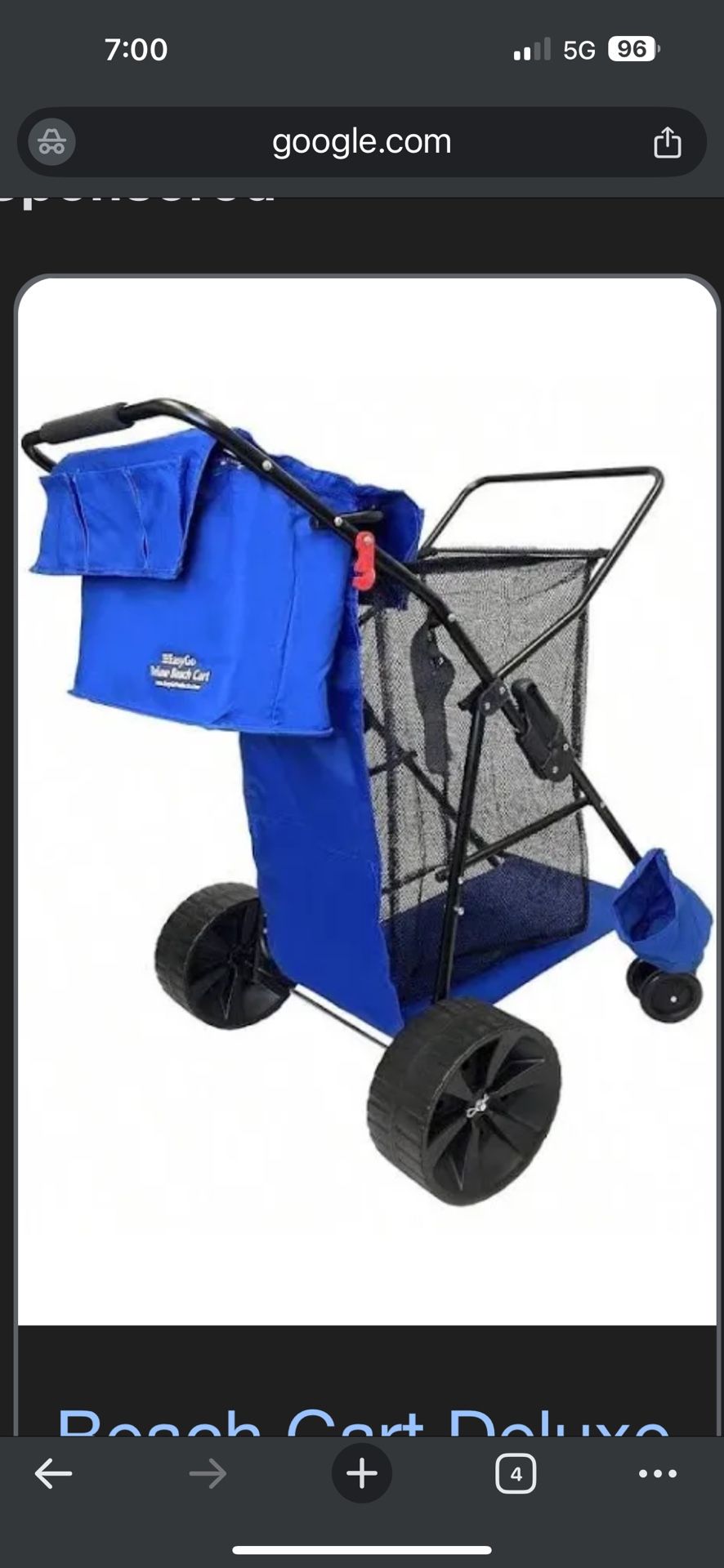 Lounger combo cart