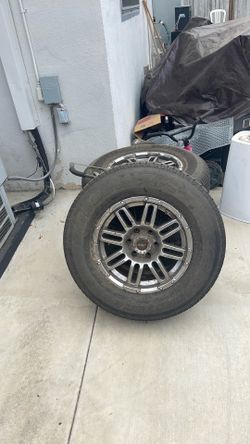 Tires and wheels