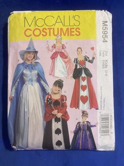 McCalls Halloween Pattern Princess Queens
