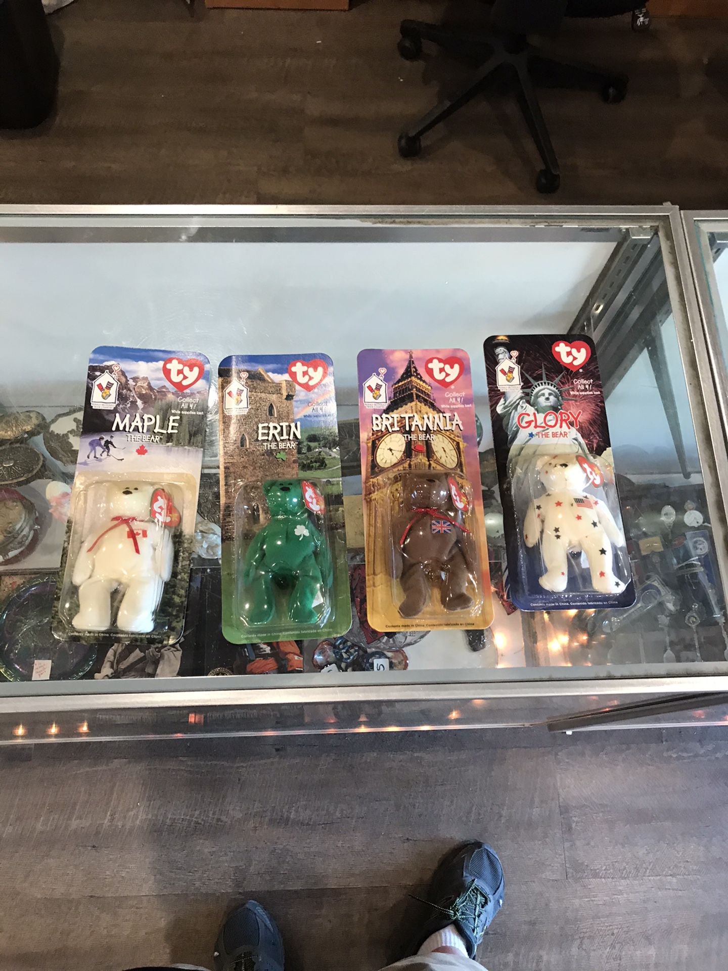 TY beanie Babies complete set 1999 all with tag errors