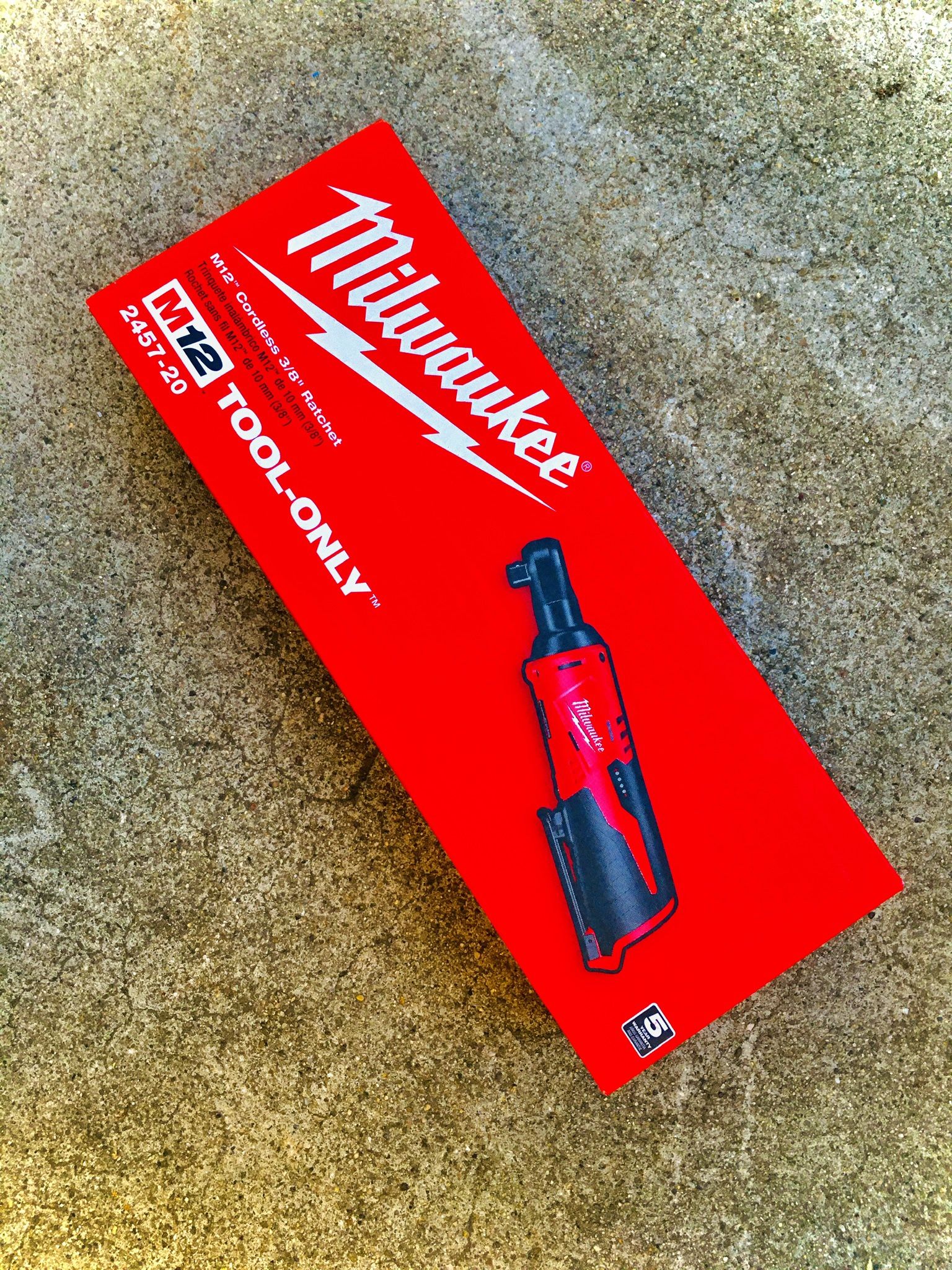 Milwaukee M12 Cordless 3/8” Ratchet (Tool Only)