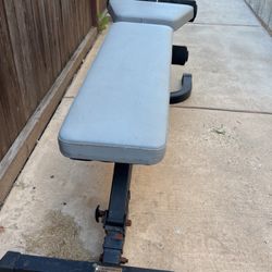 Gym Weights With Bench 
