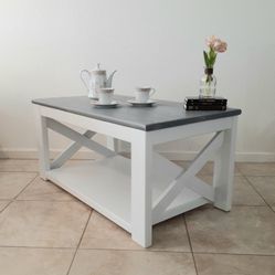 X-Farmhouse Coffee Table 