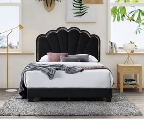 Queen Bed With Mattress//Financing Available 