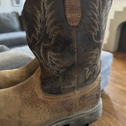 Ariat Boots Size 10 Steel Toe