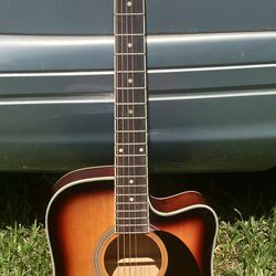 Beginner All Wood Acoustic Guitar 