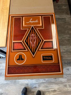 Custom painted metal signs.
