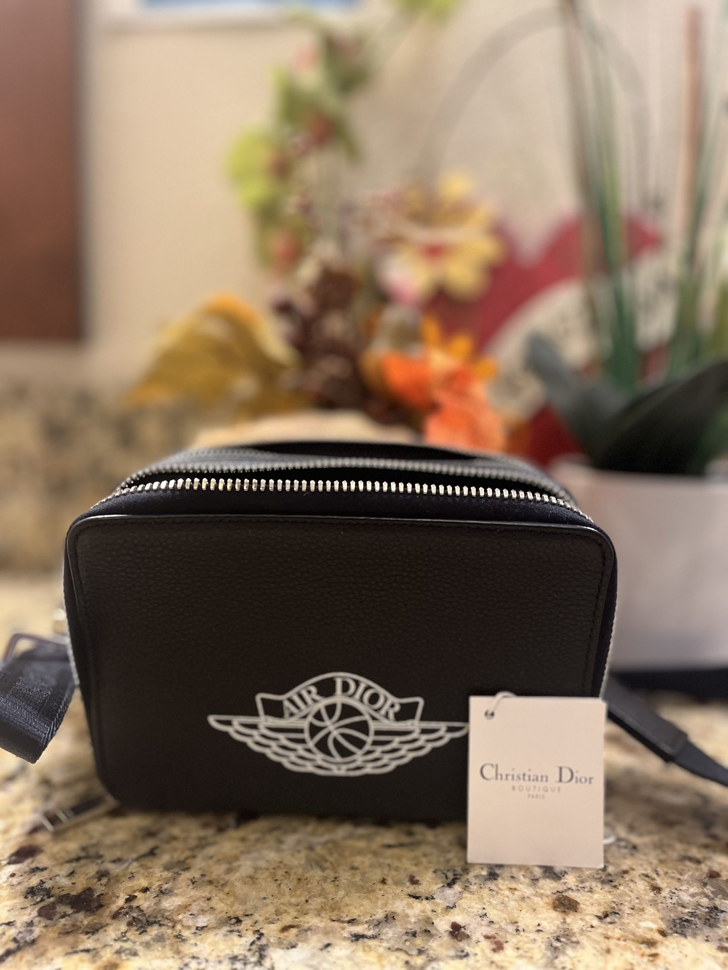Dior X Air Jordan Collaboration Messenger Bag(Navy)