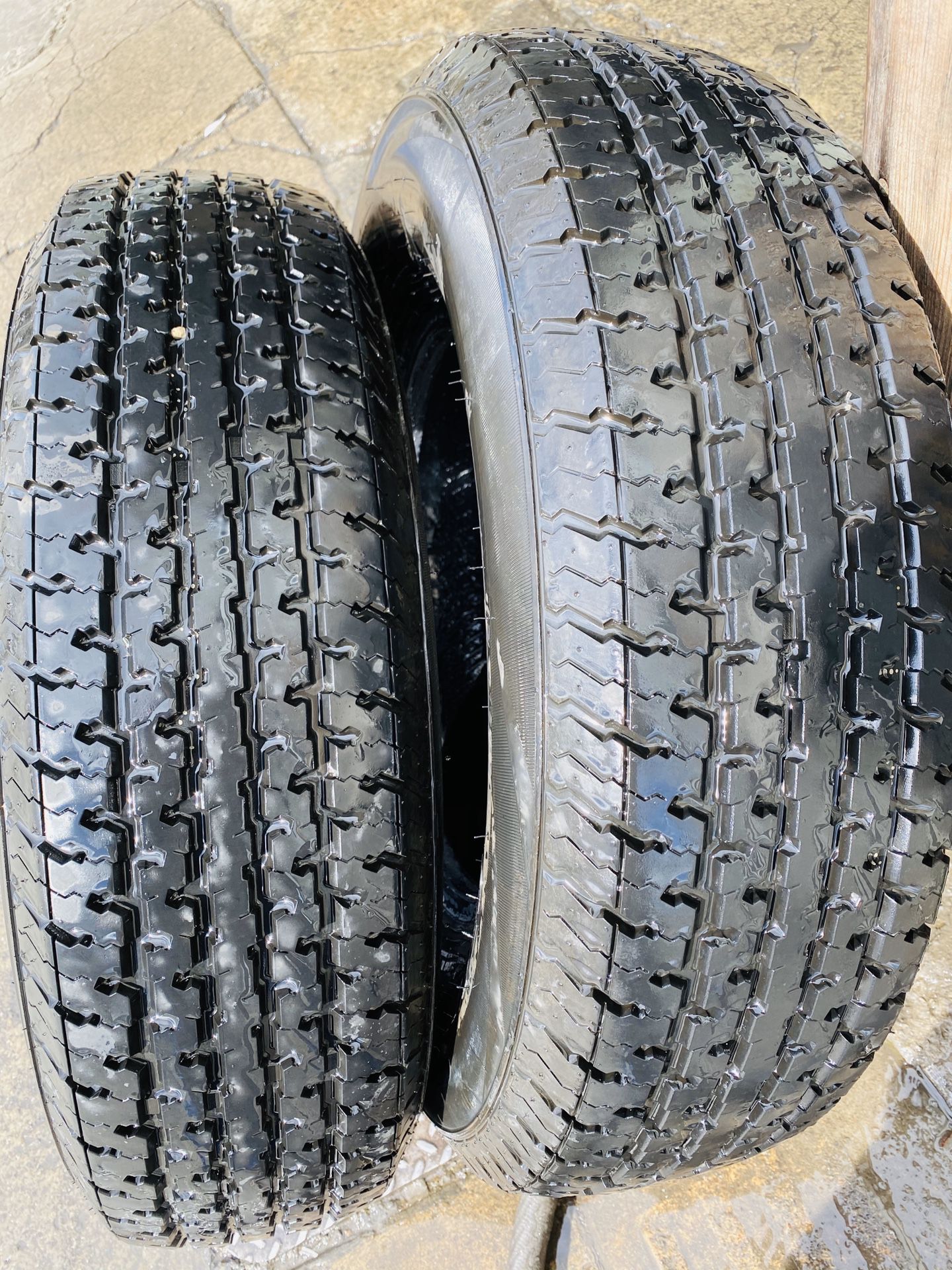 16” 2 trailer tires ST235/80R16 10 ply