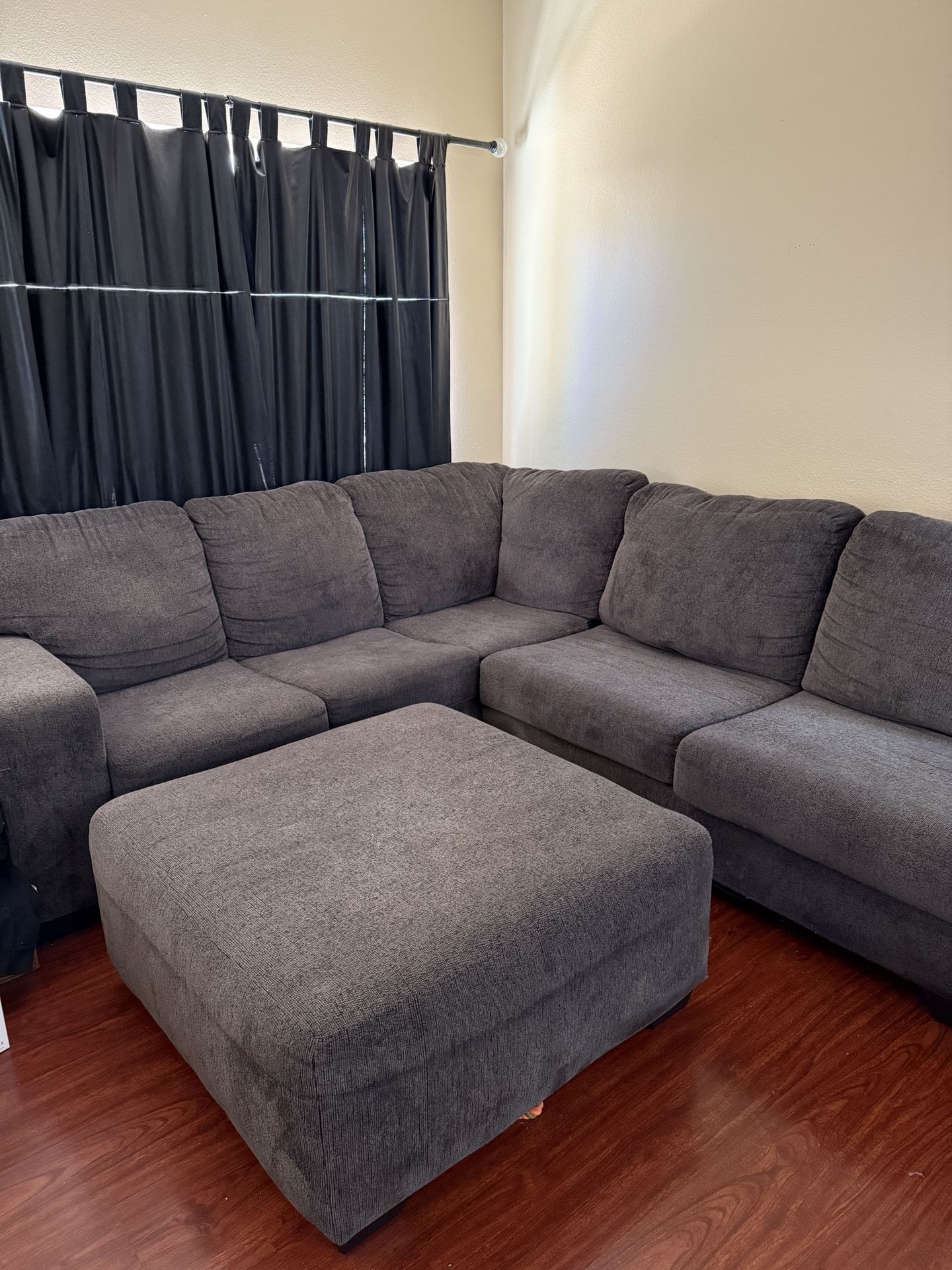 Sectional With Ottoman