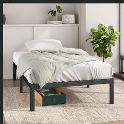 New Twin Bed Frame, No Box Spring Needed