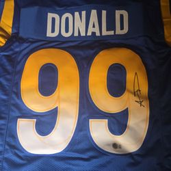 Aaron Donald Autographed Replica Jersey