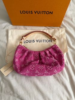 Louis Vuitton Pink Monogram Denim pochette valley
