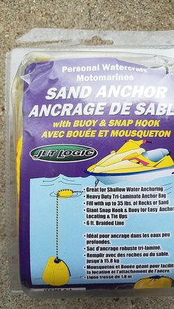 Sand anchor for jetski